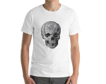 Rubino Metal Skull Short-Sleeve Unisex T-Shirt Poster