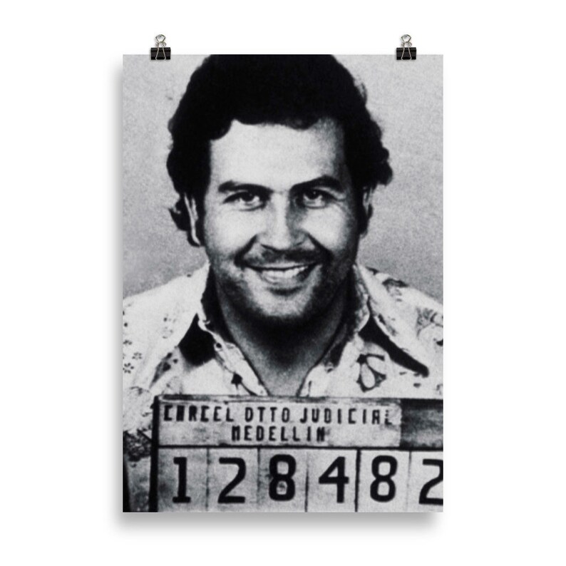 Pablo Escobar mugshot
