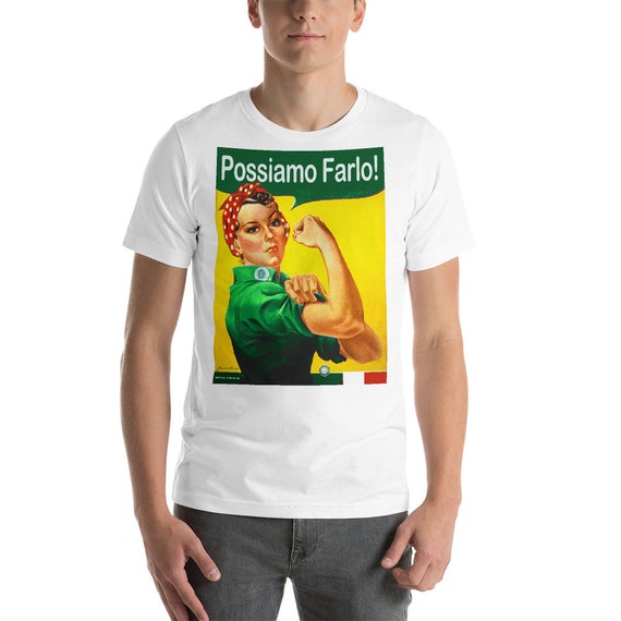 Italian Rosie the Riveter Woman Women Empowerment Women's Etsy