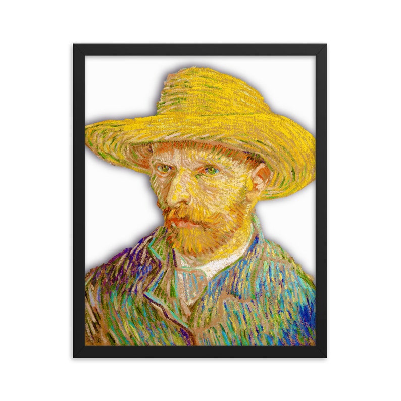 Vincent van Gogh Self Portrait Framed photo paper poster