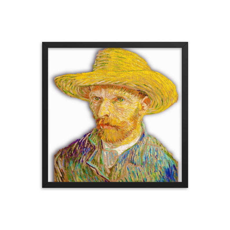 Vincent van Gogh Self Portrait Framed photo paper poster