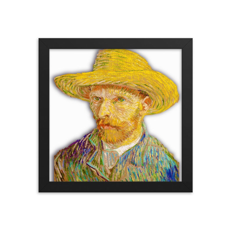 Vincent van Gogh Self Portrait Framed photo paper poster