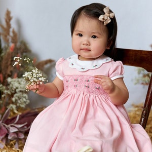 bracelet enfant fille kawaii lapin tricot rose clair et blanc pas cher