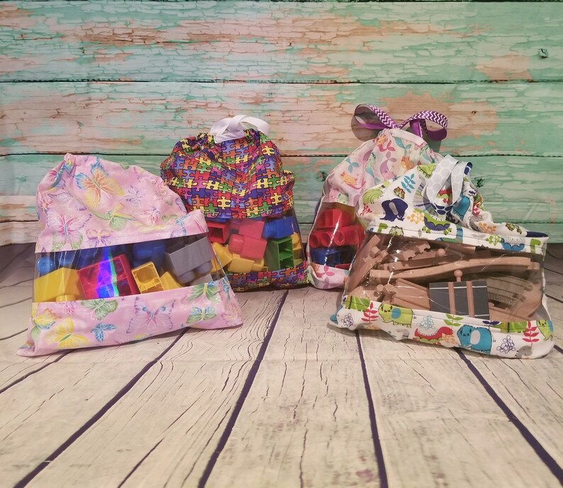 Toy Bags/ Kids on the Go/ Toy Solutions Etsy