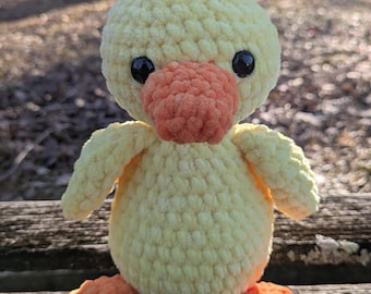 Large Crochet Duck