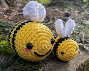 Gehäkelte Bumblebee Plüsch - Handgefertigtes Amigurumi Bee Stofftier