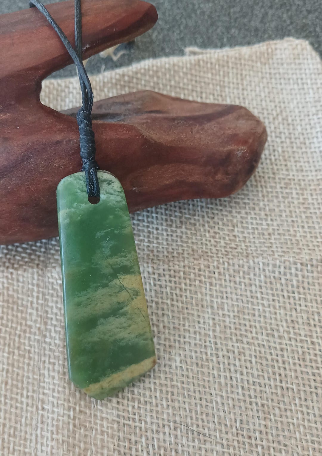 Greenstone Necklace From New Zealand - Unique Jade Gift - Etsy