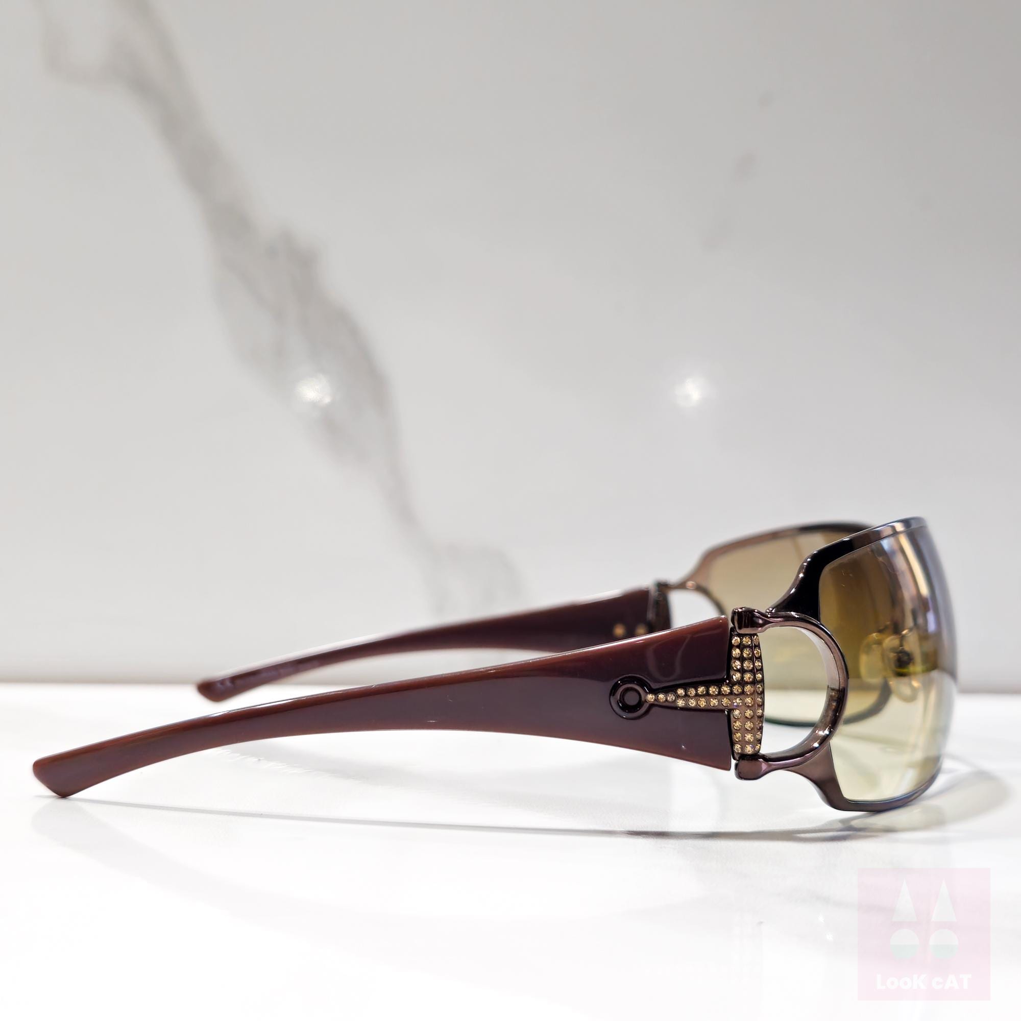 Gucci Strass Sunglasses, Y2K Rimless Shield, Tom Ford Era (NOS) - Etsy