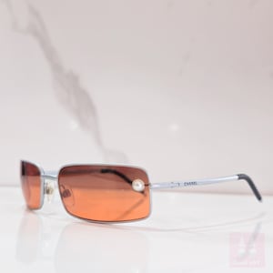 Chanel mod. 4075 sunglasses NOS Orange pearl lunette Never used brille y2k shades