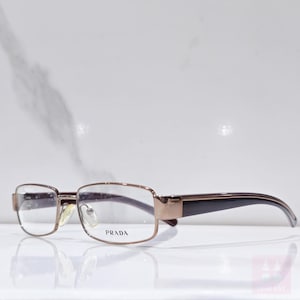 Prada vintage VPR 51L eyeframe eyeglasses Bayonetta style eyewear lunette brille y2k shades  office siren
