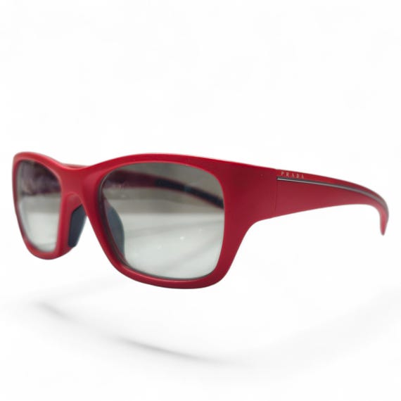 Prada Vintage Sunglasses , Red Shield, Y2K Linea Rossa SPS 07I