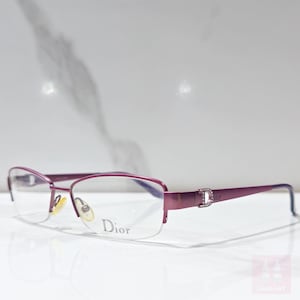 Vintage Dior CD 3685 glasögon – Y2K rosa bågar, tillverkade i Italien