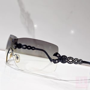 Gucci Strass Sunglasses, Y2K Rimless Shield, Tom Ford Era (NOS) - Etsy