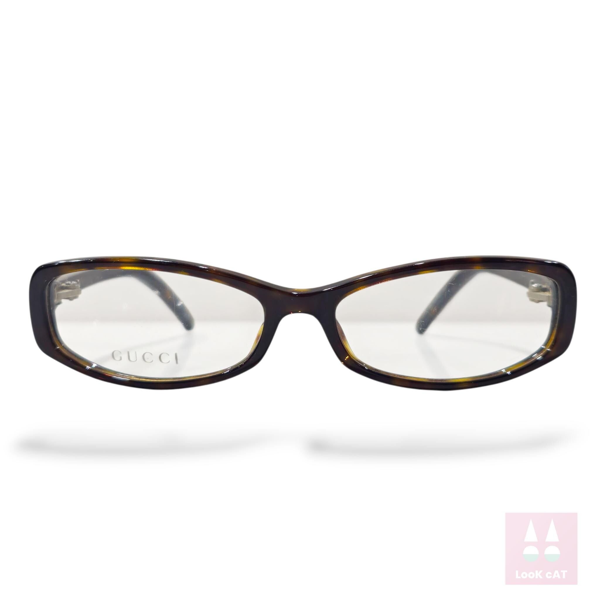 Vintage Gucci Sunglasses - Y2K 2000s - Rectangle - Slim Narrow