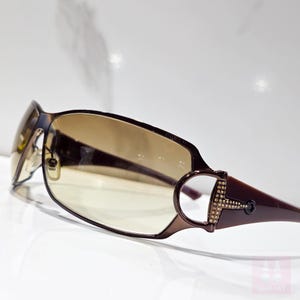 Gucci GG 2740 strass vintage sunglasses Y2K 2000 Tom Ford ERA occhiali lunette brille y2k rimless wrap shield NOS new old stock