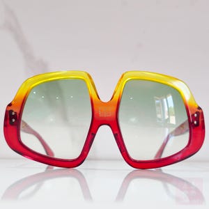 Emilio Pucci Vintage 70s Sunglasses Lunette Zonnebril Shades  display picture 2