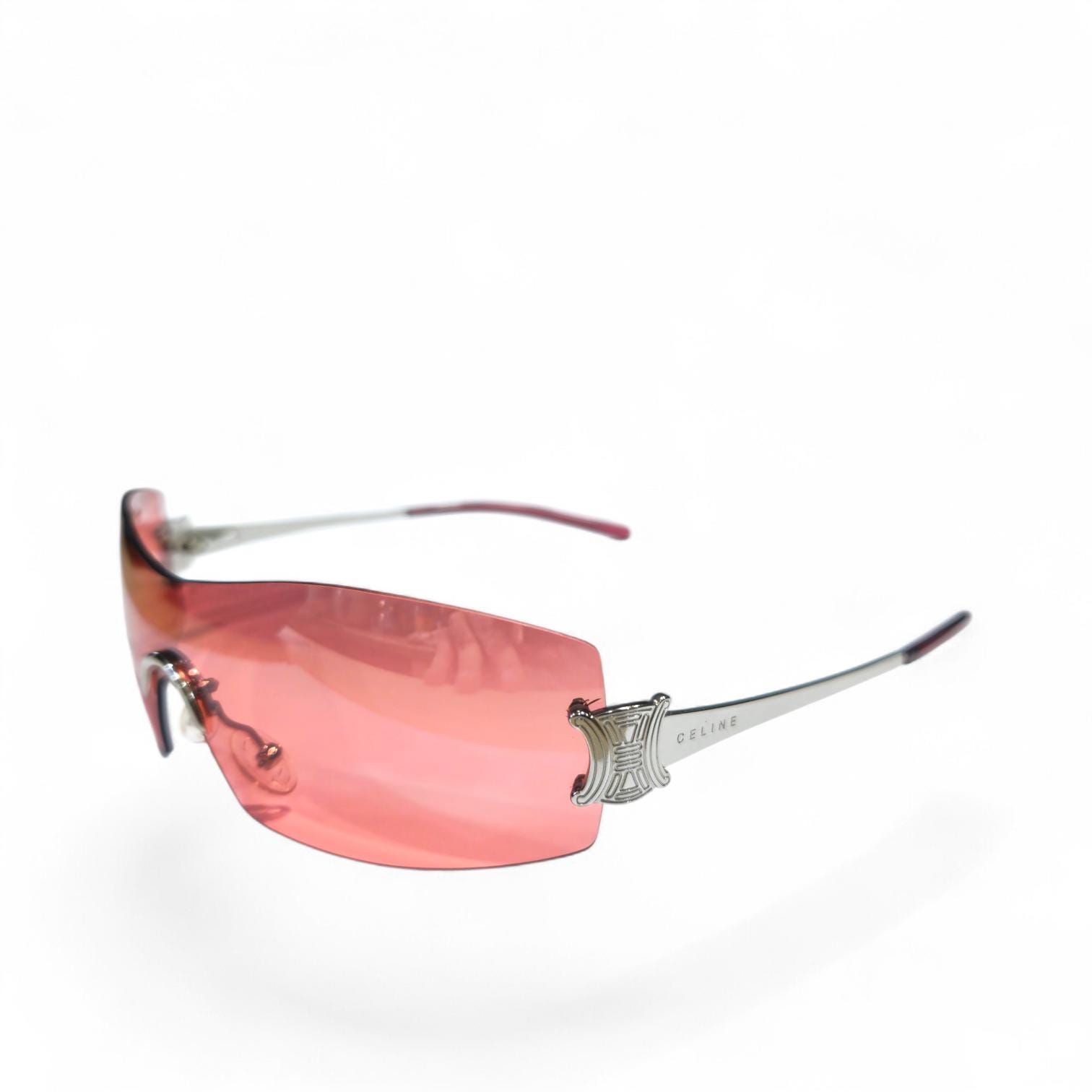 小物 celine archive vintege sunglasses Celine Vintage Sunglasses Shield Wraparound Style- SC1061 Archive