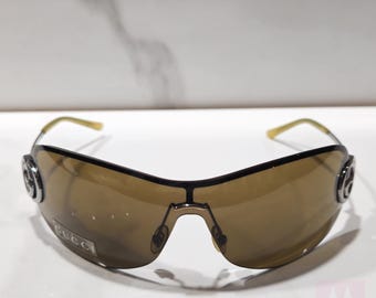 GUCCI ヴィンテージ サングラス ブラウン オレンジ GG2409/N/S