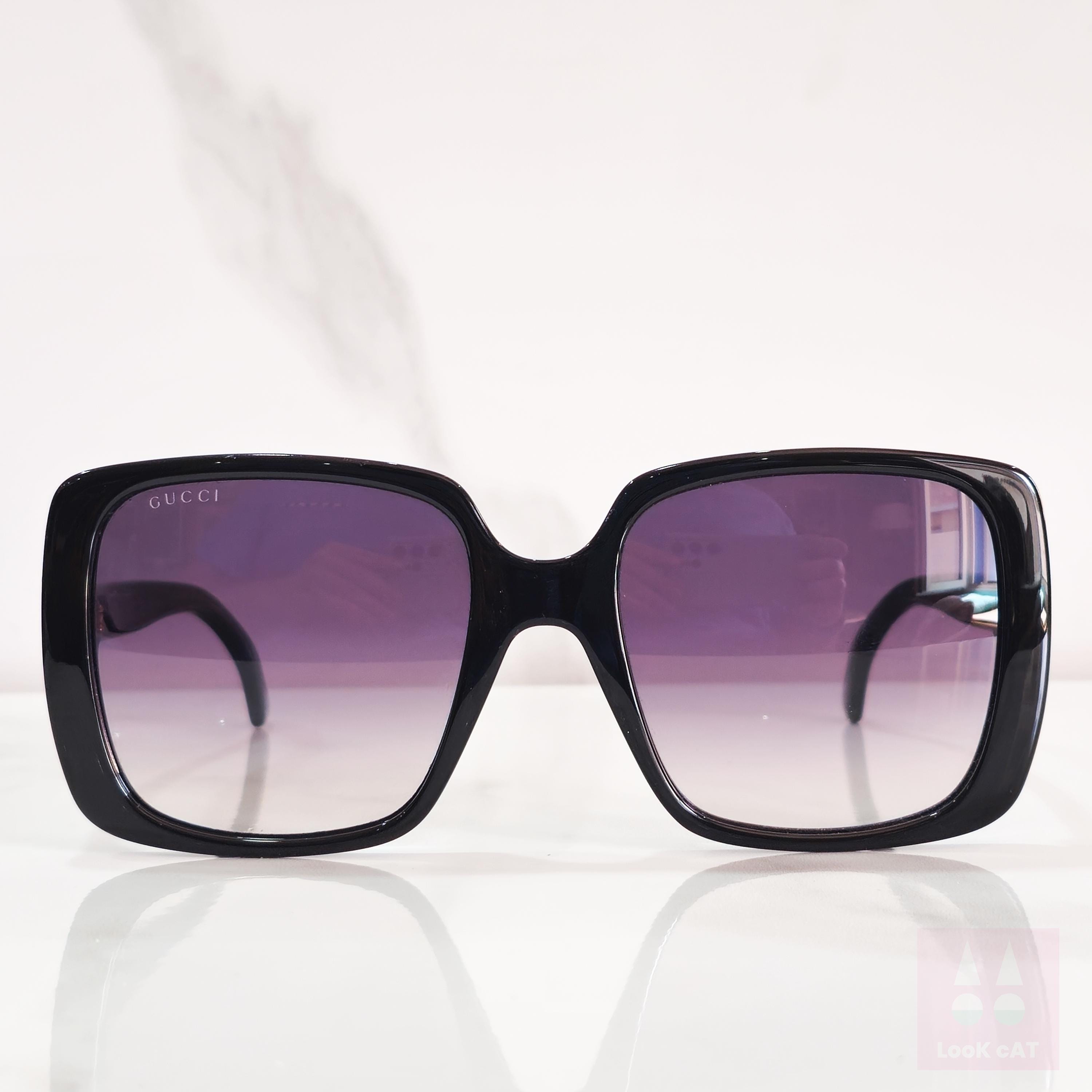 Gucci Bamboo GG 0632S Vintage Sunglasses Oversize Occhiali
