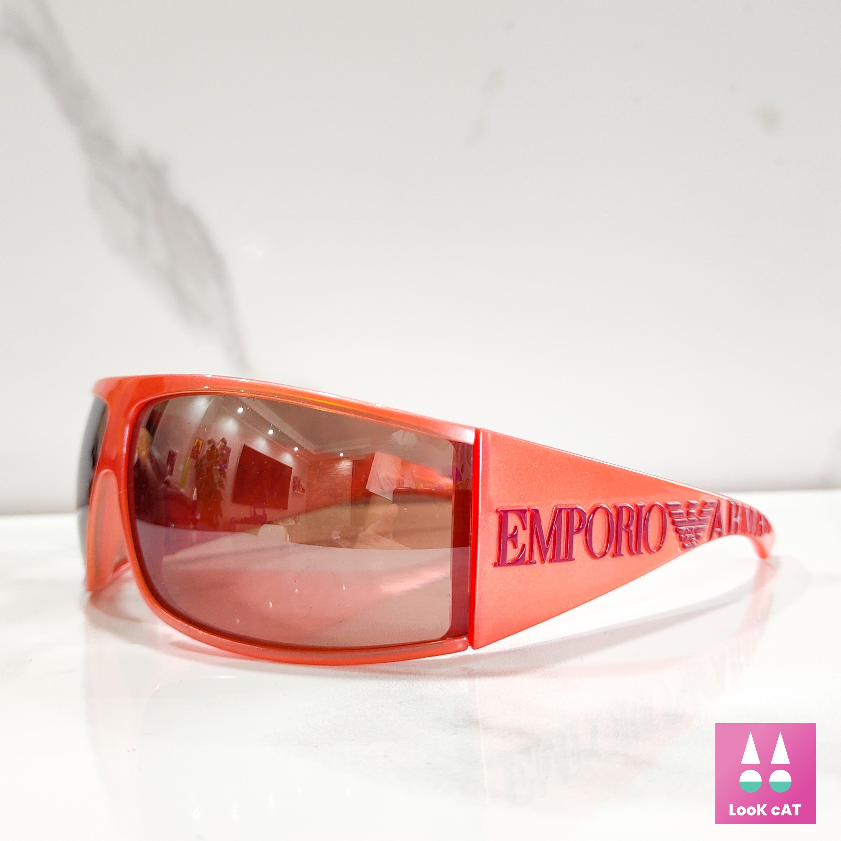 Emporio Armani 9213 Sunglasses Wrap Shield Lunette Brille 