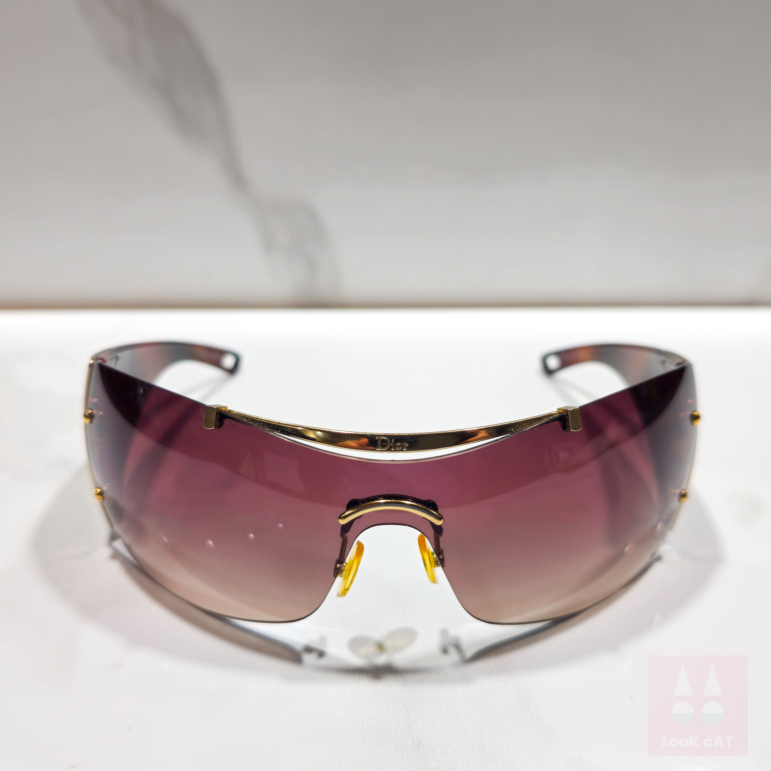 Christian Dior DIORITO 2 Vintage Sunglasses Wrap Shield Y2K 