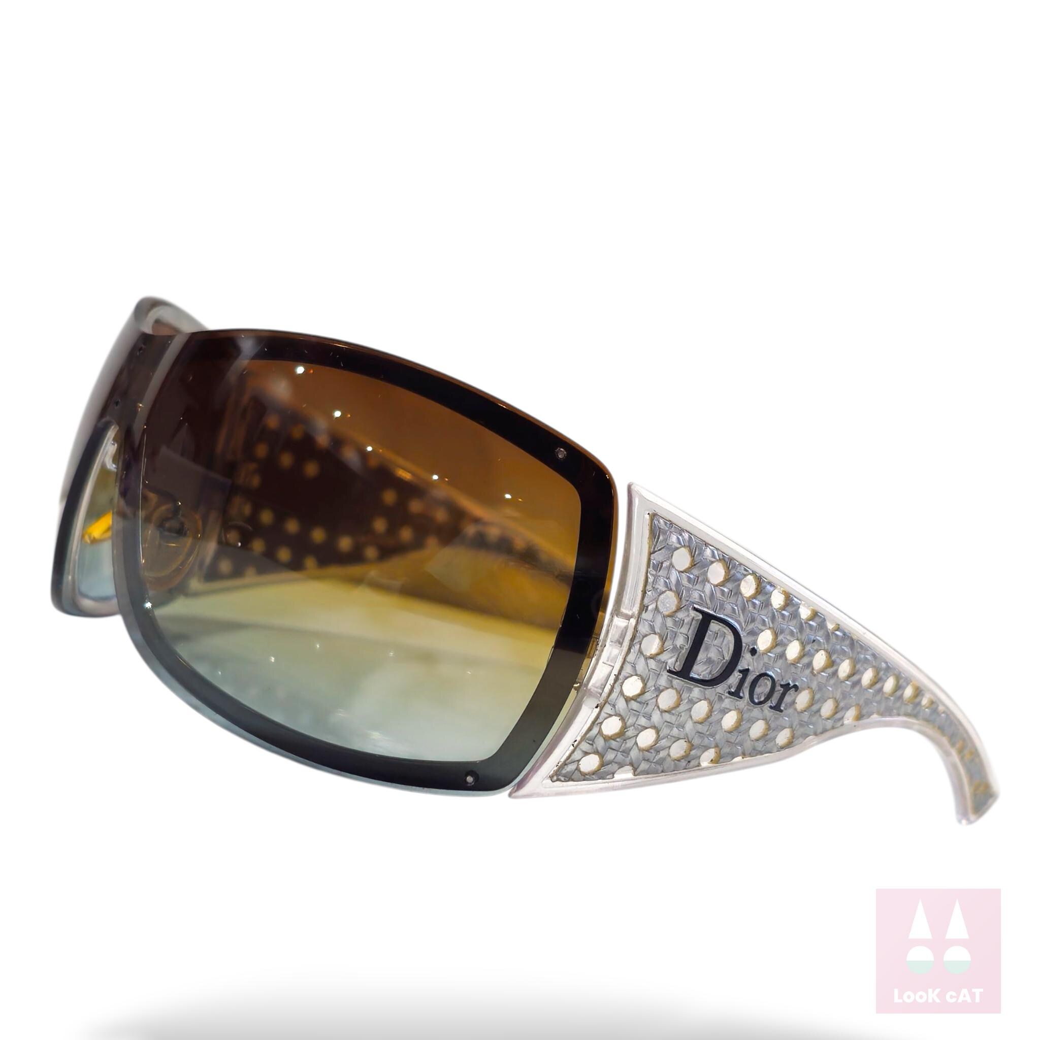小物 Christian Dior Y2K half-rim sunglasses Vintage Sunglasses Christian Dior, 
