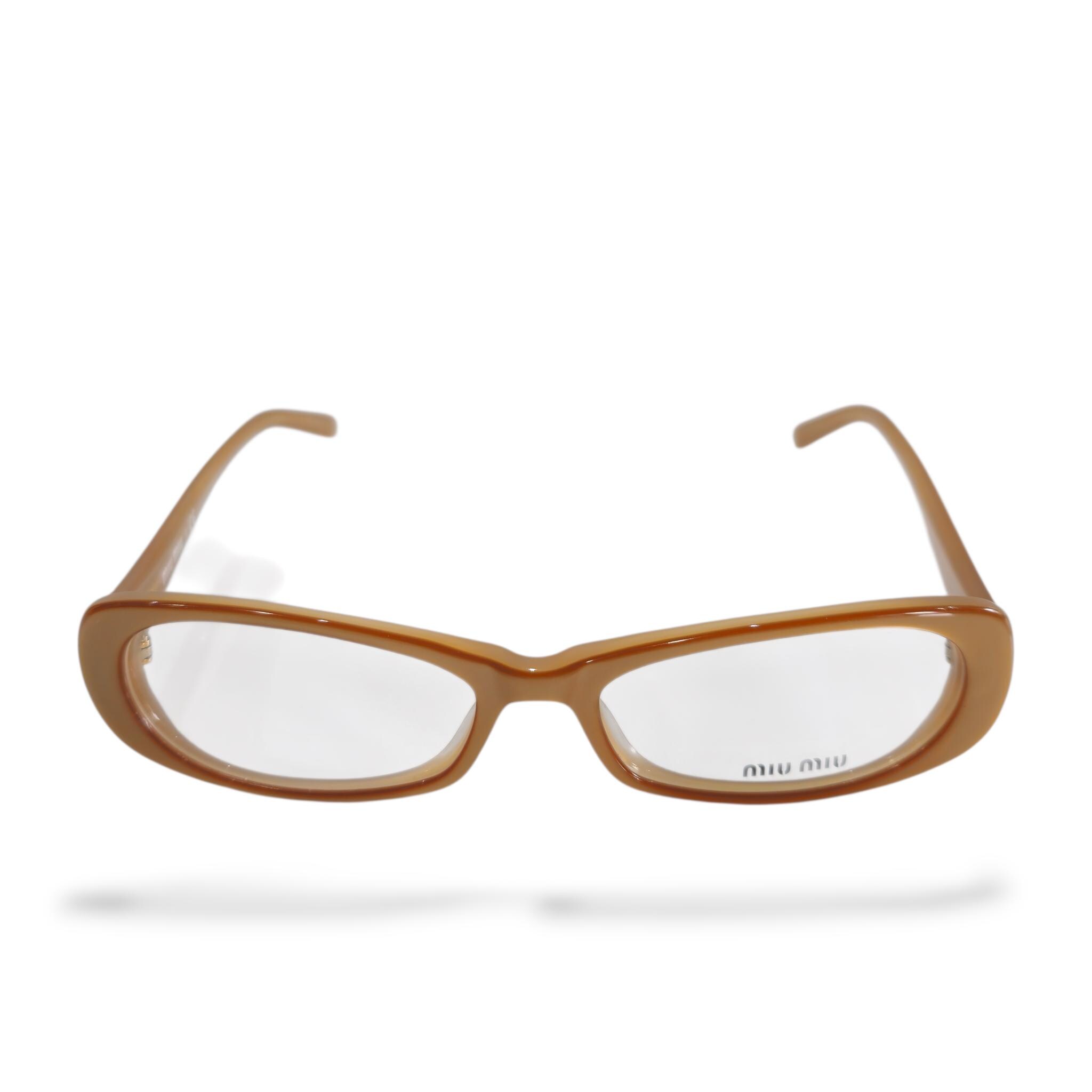 Miu Miu Slim Eyeglasses VMU 06 Prada Bayonetta Style 2000s Y2k