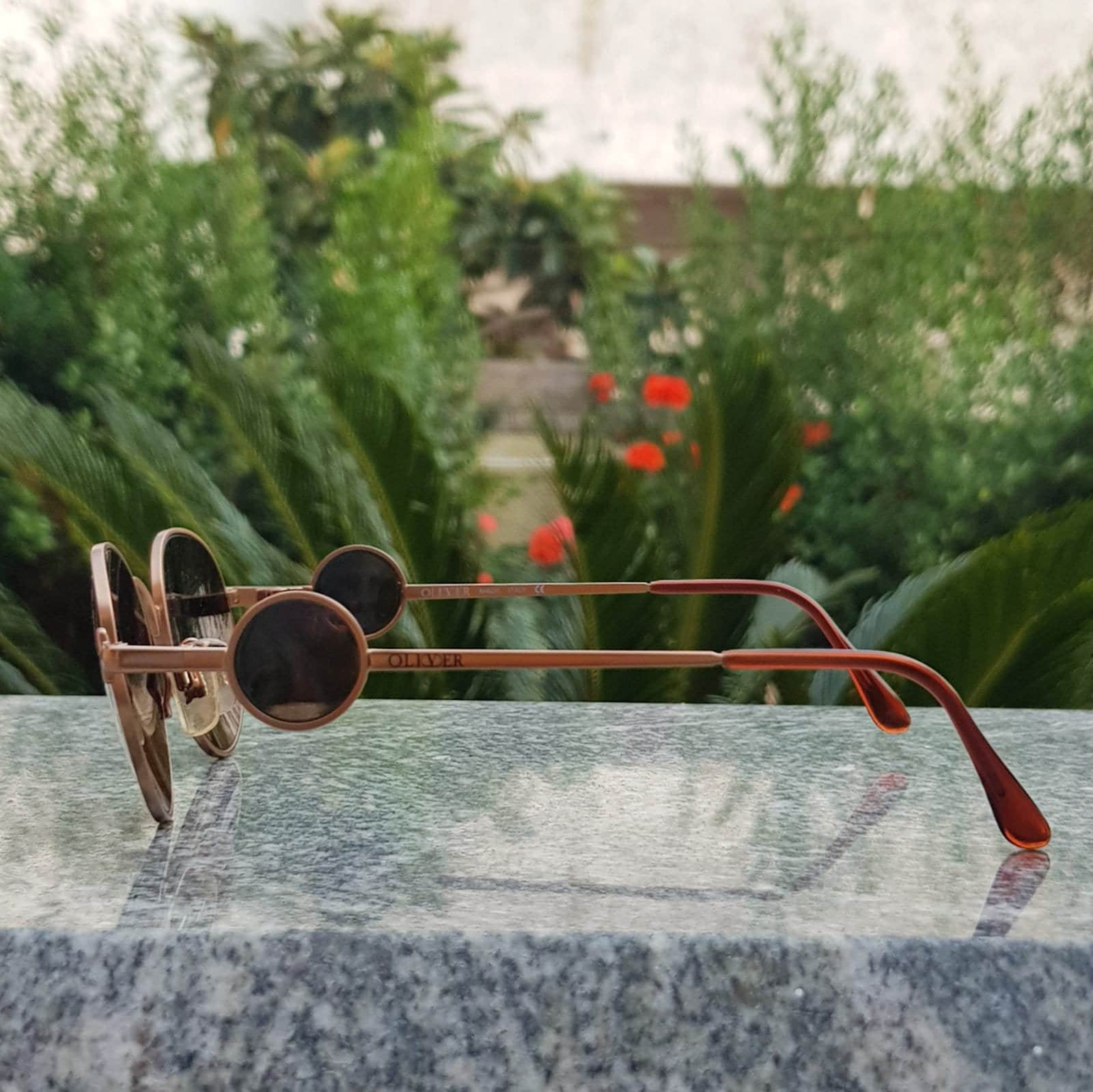 Oliver Sunglasses Lunette Brille NOS Oval Round Lens 90s Y2K - Etsy
