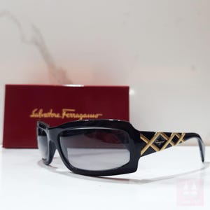 Salvatore Ferragamo 2062 sunglasses frameless rimeless lunette brille 90s Y2k shades