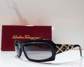Salvatore Ferragamo 2062 sunglasses frameless rimeless lunette brille 90s Y2k shades
