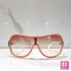 Vogue 2362 vintage wrap shield sunglasses y2k lunette NOS never worn occhiali Pink wraparound da sole