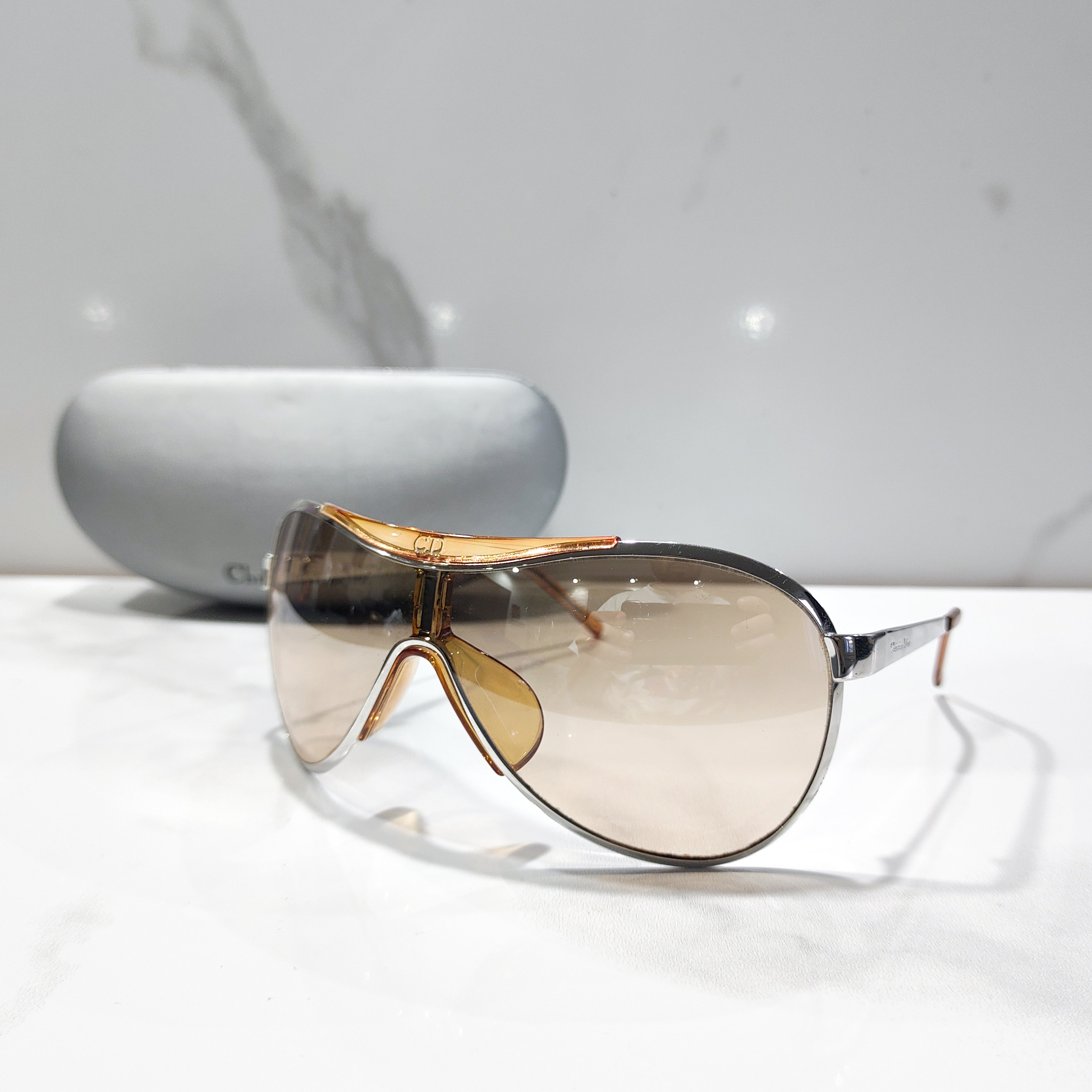 Christian Dior Rodeo Drive Shield Sunglasses - Silver Sunglasses