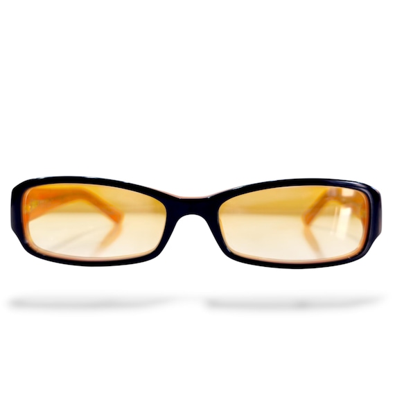 Vintage Prada Rectangular Sunglasses -Black Frame… - image 4