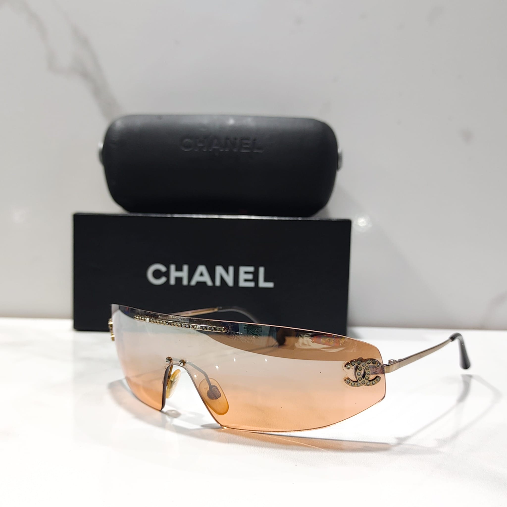 Chanel modello 4078 sunglasses lunette brille 90s shades