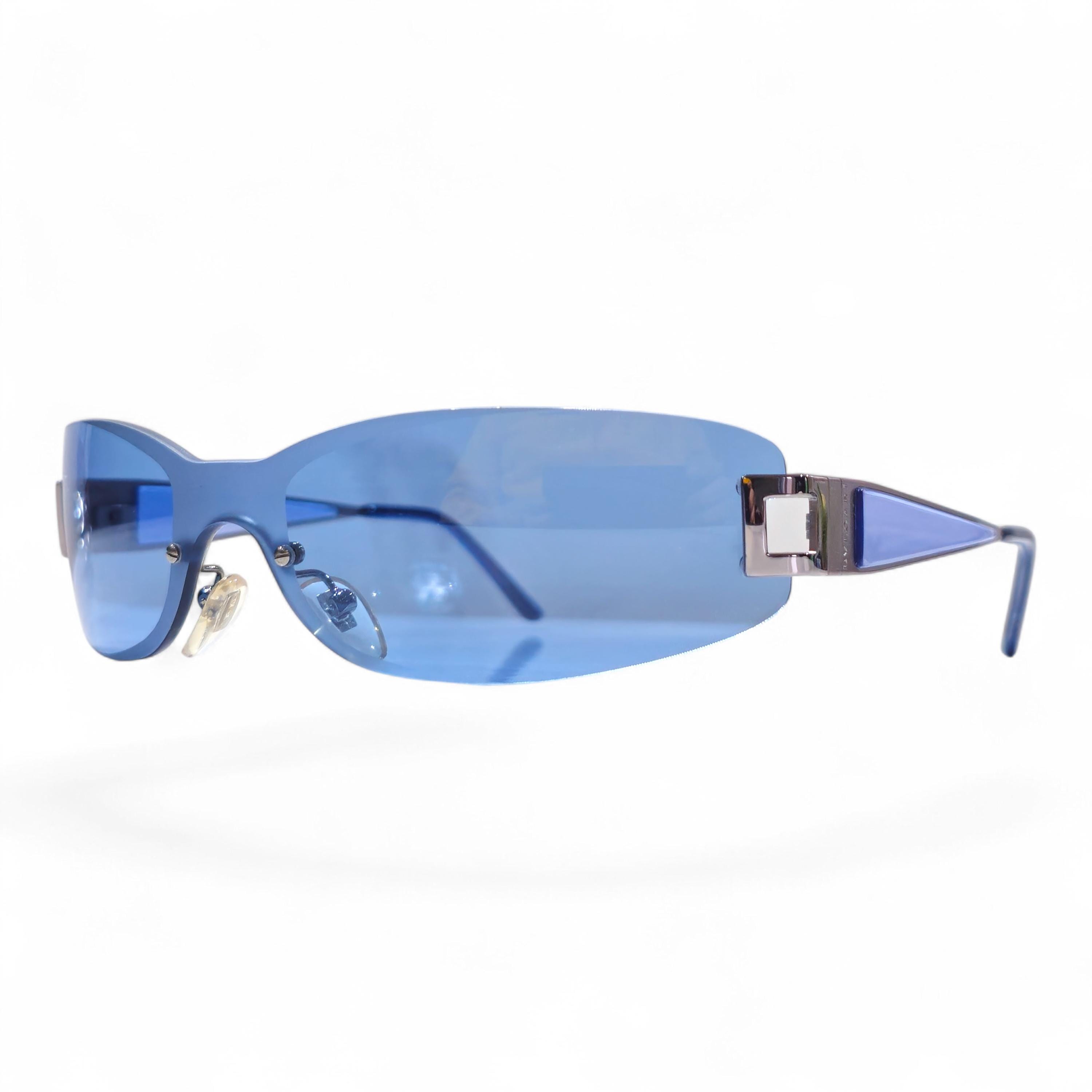 Bvlgari 521 Sunglasses Wrap Shield Lunette Brille Y2k Shades