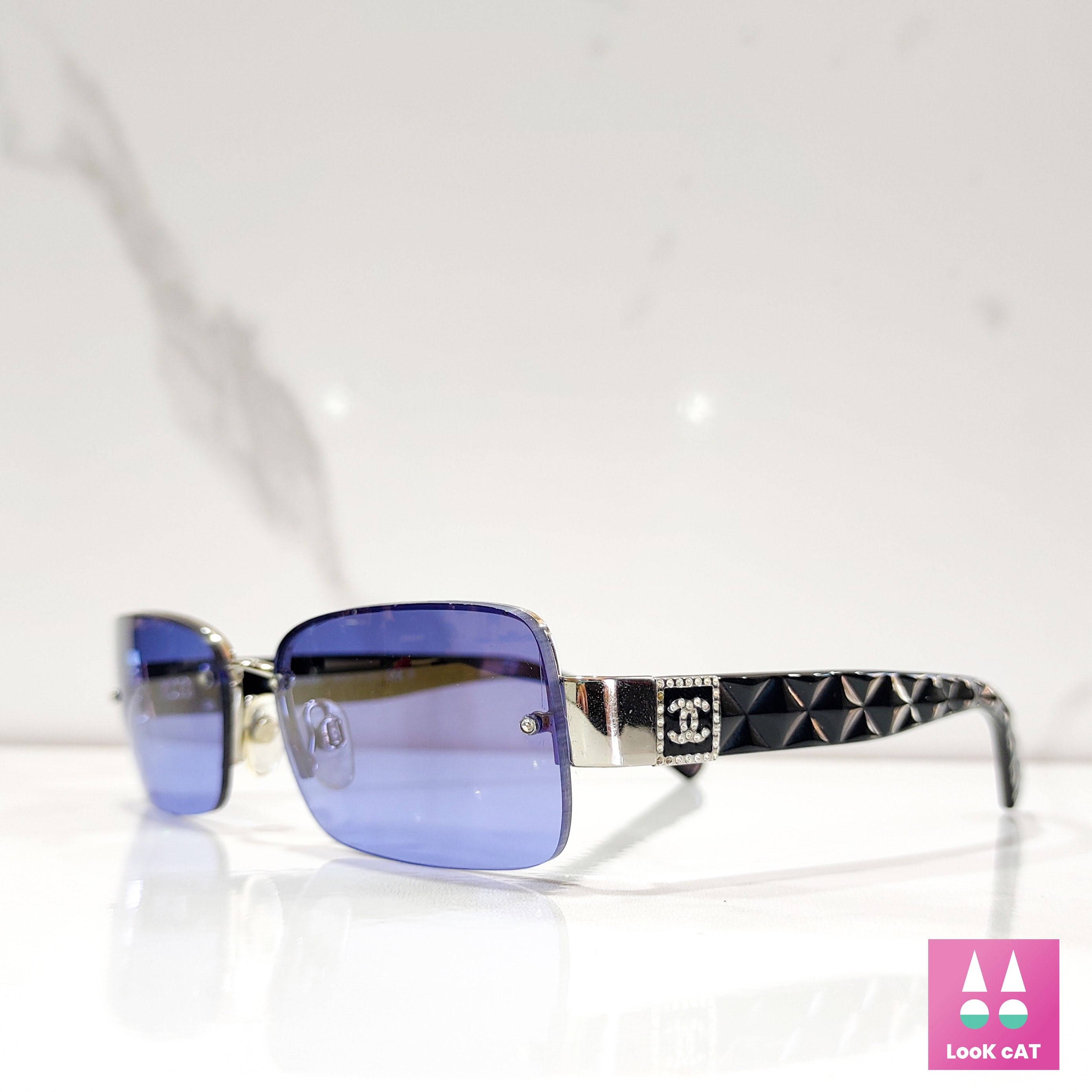 Buy Chanel Modello 4130 B Rhinestones Sunglasses Lunette Brille Online in  India 