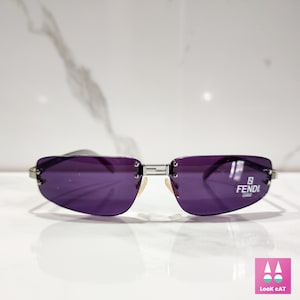 Fendi modello SL7299 sunglasses lunette brille y2k shades rimless