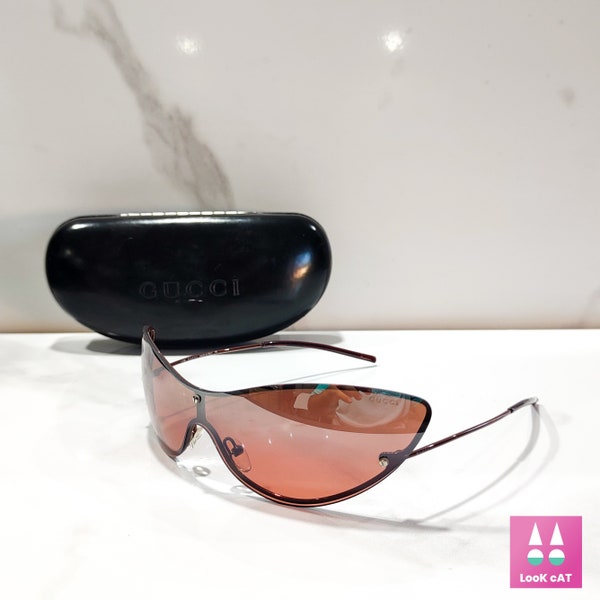 Gucci GG 2665 sunglasses Tom Ford era vintage wrap shield occhiali lunette brille y2k