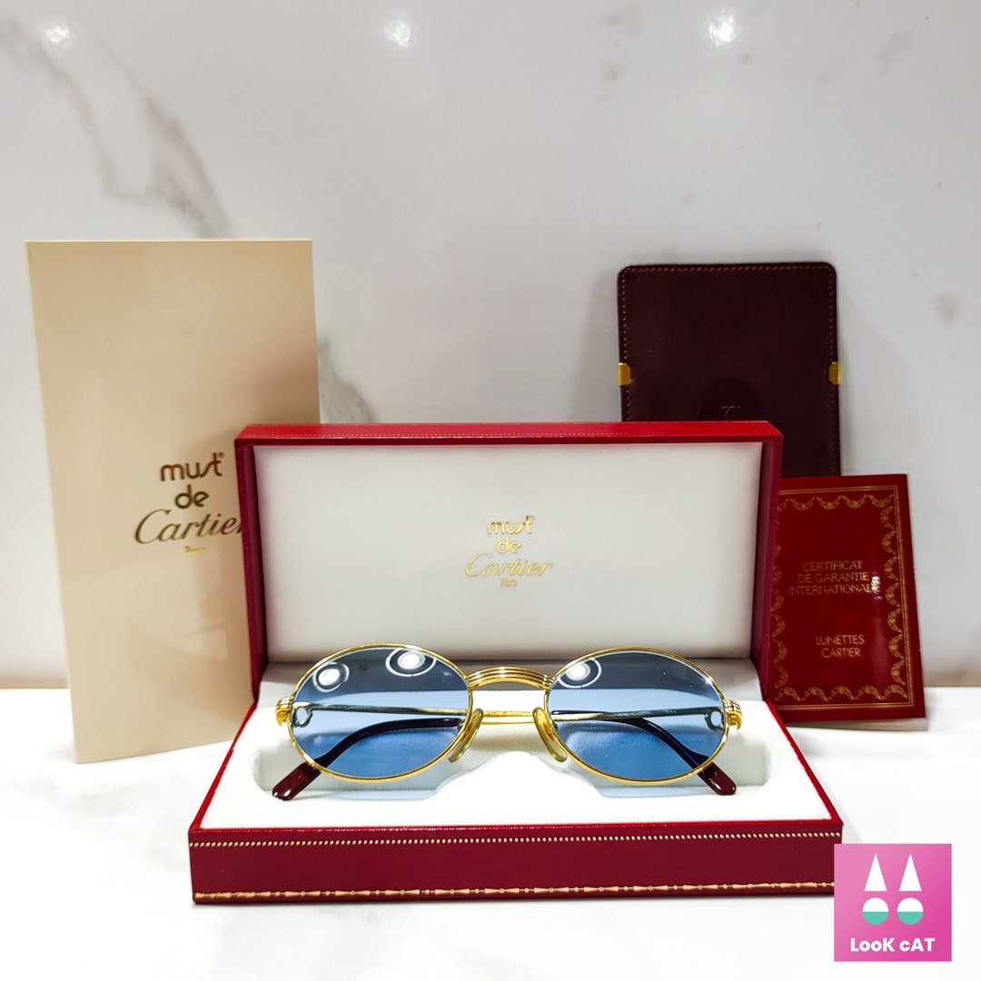 Cartier Saint Honore Vintage Genuine Sunglasses 58 22 140 Etsy