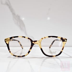 Persol Ratti 301 vintage eyeglasses glasses eyeframe yellow blonde color occhiali lunette brille