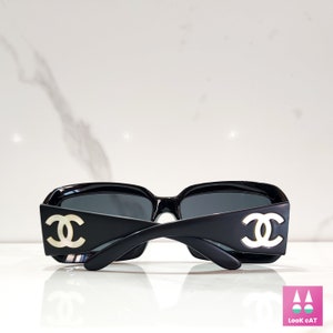 Chanel Sunglasses with Rhinestone CCS Y2K