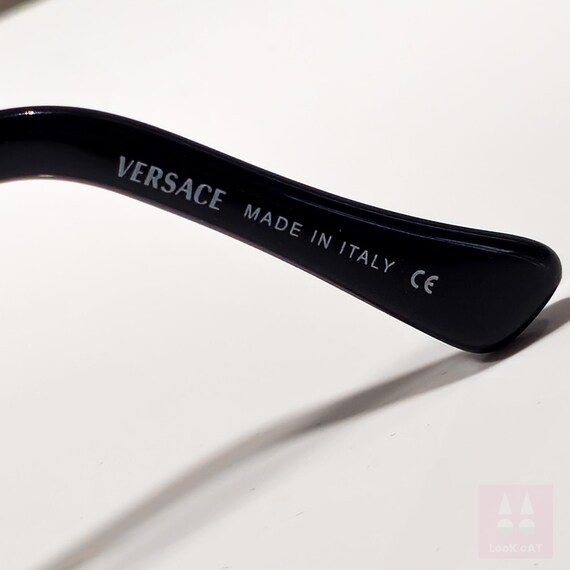 Versace 2043 Vintage Sunglasses Y2K 2000s Rhinestones Wrap