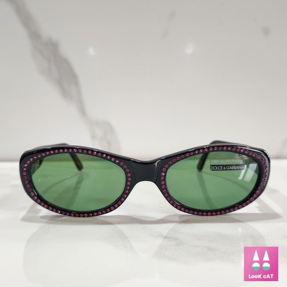 Dolce E Gabbana DG 533S Y2K Vintage Sunglasses Pink NOS Deg  display picture 2