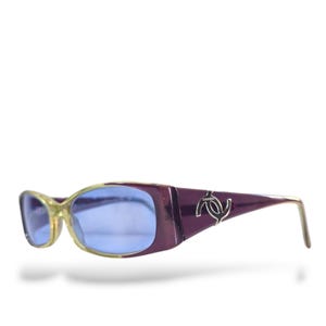 Y2k Vintage Chanel Sunglasses - Etsy
