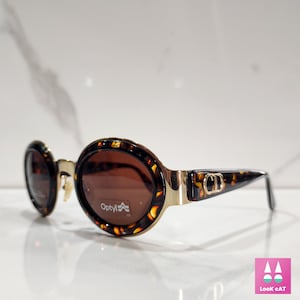 Christian Dior 2037 vintage sunglasses occhiali gafas y2k 90s made in italy round Lens pantos