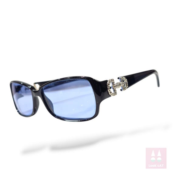 Gucci GG 3022 vintage sunglasses occhiali lunette brille y2k GG rhinestones
