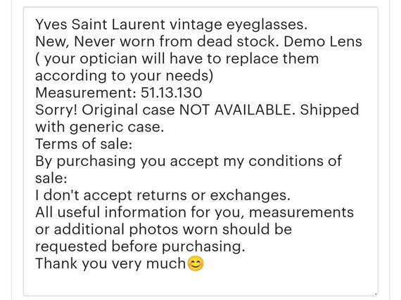 Yves Saint Laurent mod 2191 YSL y2k eyeglasses Ba… - image 8