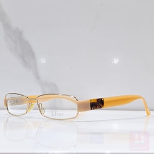 Dior CD 3682 vintage eyeglasses Bayonetta style eyewear eyeframe occhiali gafas Y2k NOS never worn office siren