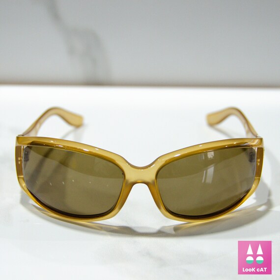 Gucci 2989 strass rare vintage sunglasses wrap sh… - image 3