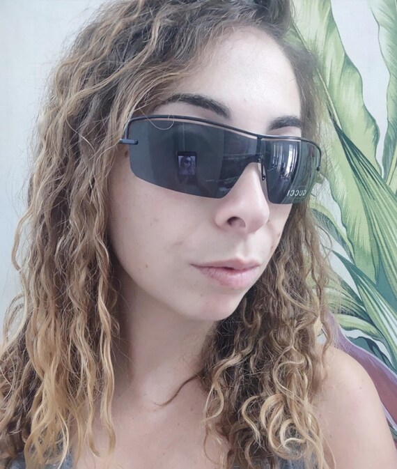 Gucci 2683 S Vintage Sunglasses Shield NOS Occhiali Lunette  display picture 3